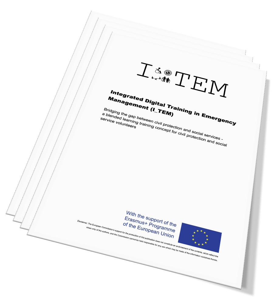 Image of stack of I_TEM training concepts (printed)